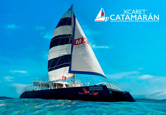 Xcaret Catamaran Light Tour